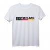 Deutschland Flagge T-Shirt in Schwarz-Rot-Gold für Fans und Freunde – Klassisch geschnitten, doppelt genähter Saum