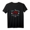 Line Dance Mädchen Herz Western Dance Lover T-Shirt – Klassisch geschnitten, doppelt genähter Saum