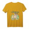 HapPanda T-Shirt mit Pastell Dinosaurier Freunden - Lizenzierte Geburtstagskleidung im V-Ausschnitt