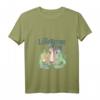 HapPanda T-Shirt mit Pastell Dinosaurier Freunden - Lizenzierte Geburtstagskleidung im V-Ausschnitt