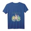 HapPanda T-Shirt mit Pastell Dinosaurier Freunden - Lizenzierte Geburtstagskleidung im V-Ausschnitt