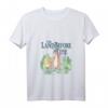 HapPanda T-Shirt mit Pastell Dinosaurier Freunden - Lizenzierte Geburtstagskleidung im V-Ausschnitt