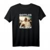 Gottlos Ballern Lustiges Papst Franziskus Bier T-Shirt – Witziges Partyshirt für Bierliebhaber & Freunde zum Saufen auf der Dorfdisko