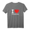 Ich liebe Hamburg | I Love Hamburg T-Shirt – Klassisch geschnitten und doppelt genähter Saum