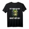 Nett kann ich auch! Bringt aber Nix! Lustiges Frosch T-Shirt mit ironischem Spruch für Morgenmuffel, Schichtarbeiter & Teenager