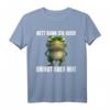 Nett kann ich auch! Bringt aber Nix! Lustiges Frosch T-Shirt mit ironischem Spruch für Morgenmuffel, Schichtarbeiter & Teenager