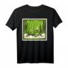 Grüner Grashüpfer von Julie de Graag T-Shirt - Künstlerisches Tiermotiv, klassisch geschnitten, hochwertig verarbeitet