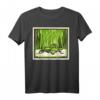 Grüner Grashüpfer von Julie de Graag T-Shirt - Künstlerisches Tiermotiv, klassisch geschnitten, hochwertig verarbeitet