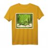 Grüner Grashüpfer von Julie de Graag T-Shirt - Künstlerisches Tiermotiv, klassisch geschnitten, hochwertig verarbeitet