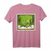 Grüner Grashüpfer von Julie de Graag T-Shirt - Künstlerisches Tiermotiv, klassisch geschnitten, hochwertig verarbeitet