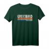 Retro Vintage 70er 80er Jahre Stil Greifswald Deutschland T-Shirt – Trendiges Stadt-Design im Used-Look für Hipster & Stadtliebhaber