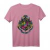 HapPanda Harry Potter Neon Hogwarts Crest T-Shirt - Offizielles Warner Bros Lizenzprodukt