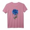 Blue Rose Aesthetic Soft Grunge Punk Goth Indie Gothic Egirl T-Shirt – Edgy Streetwear für Alternative Fashion Fans, Emo, Punk & Retro Look Liebhaber