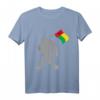 Guinea-Bissauische Fahne auf Guinea-Bissau Flagge T-Shirt - Lustiges und patriotisches Design für Fans, Urlauber und Guinea-Bissau-Liebhaber