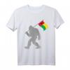Guinea-Bissauische Fahne auf Guinea-Bissau Flagge T-Shirt - Lustiges und patriotisches Design für Fans, Urlauber und Guinea-Bissau-Liebhaber