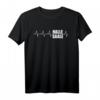 Hallenser Hallunke Geschenk EKG Heartbeat T-Shirt – Perfektes Geburtstags- und Weihnachtsgeschenk aus Halle Saale für Vater, Papa, Onkel, Bruder & Opa