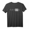 Hallenser Hallunke Geschenk EKG Heartbeat T-Shirt – Perfektes Geburtstags- und Weihnachtsgeschenk aus Halle Saale für Vater, Papa, Onkel, Bruder & Opa