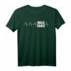 Hallenser Hallunke Geschenk EKG Heartbeat T-Shirt – Perfektes Geburtstags- und Weihnachtsgeschenk aus Halle Saale für Vater, Papa, Onkel, Bruder & Opa