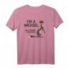 Lustiges Wiesel Halloween Kostüm - Humoriges Ich Bin Ein Weasel T-Shirt, Perfekt für Tierfans und Halloween-Partys