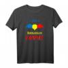 Patriotisches Rumänien Vampir Halloween T-Shirt mit Flagge – Perfektes Geschenk für Familie, Fans und Liebhaber