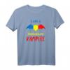 Patriotisches Rumänien Vampir Halloween T-Shirt mit Flagge – Perfektes Geschenk für Familie, Fans und Liebhaber