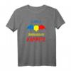 Patriotisches Rumänien Vampir Halloween T-Shirt mit Flagge – Perfektes Geschenk für Familie, Fans und Liebhaber