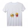 Damen Funny Burger & Pommes Friends Cheeseburger Hamburger T-Shirt mit V-Ausschnitt – Perfekt für Foodie-Freunde & Fast-Food-Liebhaber