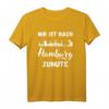 Mir ist nach HAMBURG zumute - Skyline Hamburg T-Shirt mit Sehenswürdigkeiten für Hamburg-Liebhaber und Norddeutschland-Fans