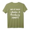 Mir ist nach HAMBURG zumute - Skyline Hamburg T-Shirt mit Sehenswürdigkeiten für Hamburg-Liebhaber und Norddeutschland-Fans