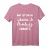 Mir ist nach HAMBURG zumute - Skyline Hamburg T-Shirt mit Sehenswürdigkeiten für Hamburg-Liebhaber und Norddeutschland-Fans
