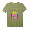 80er & 90er Vaporwave T-Shirt mit Hamburger, Pommes & Geometrischem Polygon - Retro Synthwave Mode für Fans von Japanischer Ästhetik & Popkultur