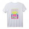 80er & 90er Vaporwave T-Shirt mit Hamburger, Pommes & Geometrischem Polygon - Retro Synthwave Mode für Fans von Japanischer Ästhetik & Popkultur
