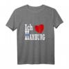 Ich liebe Hamburg T-Shirt — Perfektes Geschenk zum HapPanda für Hamburg-Fans und Stadtliebhaber