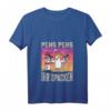 Damen T-Shirt mit Moin Moin Spruch – Humorvolles Norddeutschland Motiv mit V-Ausschnitt für Norddeutschland-Liebhaber