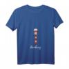 Damen Leuchtturm Hamburg T-Shirt mit V-Ausschnitt – Souvenir & Urlaubserinnerung vom Leuchtturm Wittenbergen