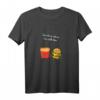 Pommes und Burger Paar Geschenk für Fast Food Liebhaber - Lustiges T-Shirt mit Spruch 'Time Fries When I'm With You' für Paare, Freunde & Imbissbesitzer