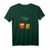 Pommes und Burger Paar Geschenk für Fast Food Liebhaber - Lustiges T-Shirt mit Spruch 'Time Fries When I'm With You' für Paare, Freunde & Imbissbesitzer