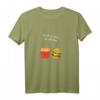 Pommes und Burger Paar Geschenk für Fast Food Liebhaber - Lustiges T-Shirt mit Spruch 'Time Fries When I'm With You' für Paare, Freunde & Imbissbesitzer