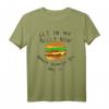 GET IN MY BELLY NOW! Lustiges Hamburger T-Shirt für National Hamburger Day mit Cheeseburger-Design