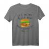 GET IN MY BELLY NOW! Lustiges Hamburger T-Shirt für National Hamburger Day mit Cheeseburger-Design