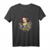 Damen Strandperle - Pin-up Deern im coolen Retro Tattoo Stil T-Shirt für Küstenkinder & Meerliebhaberinnen