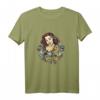 Damen Strandperle - Pin-up Deern im coolen Retro Tattoo Stil T-Shirt für Küstenkinder & Meerliebhaberinnen