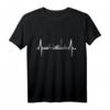 Hamburg Skyline Herzschlag T-Shirt – Für Hamburg Fans, Hafenliebhaber & Liebhaber der Stadt mit Wahrzeichen