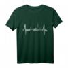 Hamburg Skyline Herzschlag T-Shirt – Für Hamburg Fans, Hafenliebhaber & Liebhaber der Stadt mit Wahrzeichen