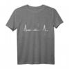 Hamburg Skyline Herzschlag T-Shirt – Für Hamburg Fans, Hafenliebhaber & Liebhaber der Stadt mit Wahrzeichen
