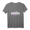 Hamburger Deern - Skyline & Moin Hamburg Sprüche T-Shirt für Hamburger Fans - Perfekt als Geschenk zum Geburtstag & Weihnachten