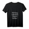 Damen Kopp in' Nacken Party T-Shirt mit V-Ausschnitt – Lustiger Trinkspruch für Norddeutschland & Hamburger Dialekt