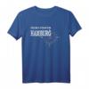 Heimathafen Hamburg T-Shirt mit Kapitän Steuerrad – Perfektes Geschenk für Hamburger & Hafenliebhaber