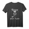 Böser alter Mann - Kapitän Totenkopf Nordsee Segler T-Shirt für Seefahrer, Goth/Grunge Stil, perfektes Geschenk für Vater, Opa oder Onkel