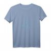 Damen Michel Koordinaten T-Shirt in Vintage Hellblau – Hamburg Geschenkideen für Hamburger, Seeleute und Segler